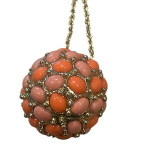 Talbots Necklace with Orange Orb.